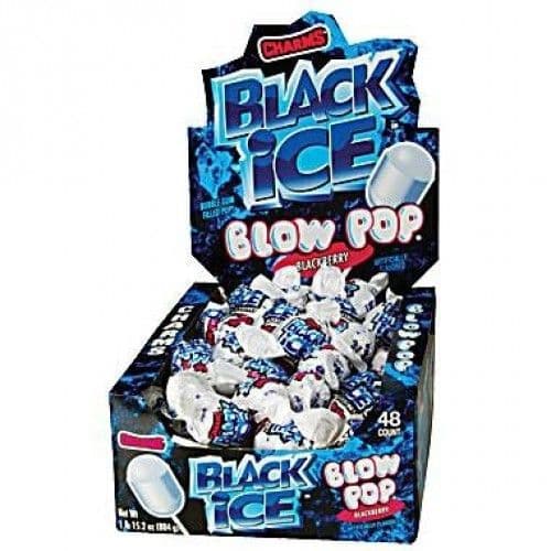 Charms Blow Pops Black ICE  (US)