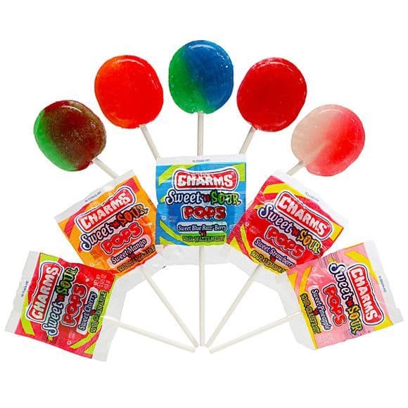 Charms Sweet N Sour Pops  (US)