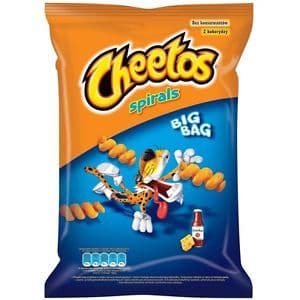 Cheeto Spirals Cheese & Ketchup 80g (Poland)