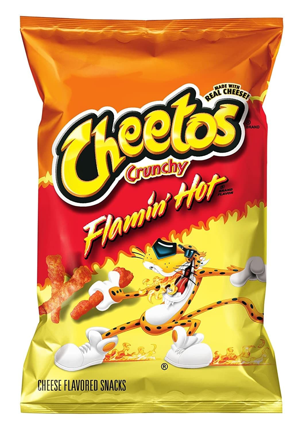 Cheetos Crunchy Flamin Hot  8oz/226.8g Bags ( US )