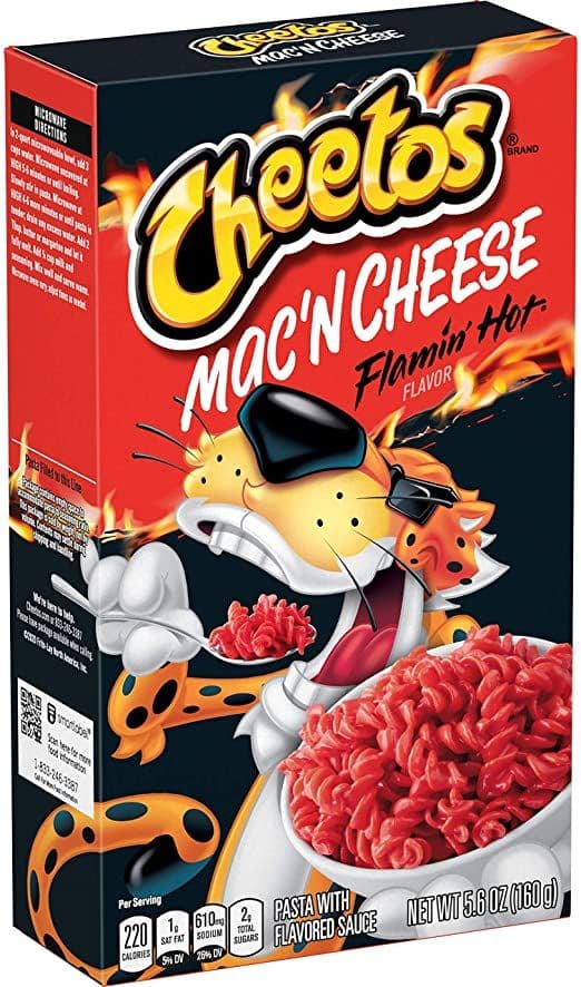 Cheetos  Flaming Hot  Mac n Cheese Box 167g ( US )