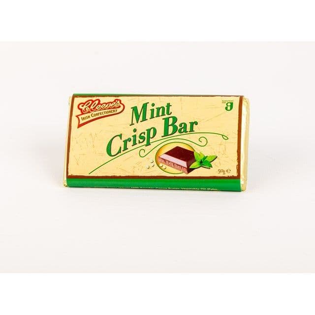Cleeves Mint Crisp 50g Bar ( Ireland )