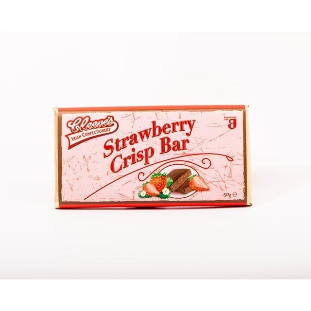 Cleeves Strawberry Crisp 50g Bar ( Ireland )