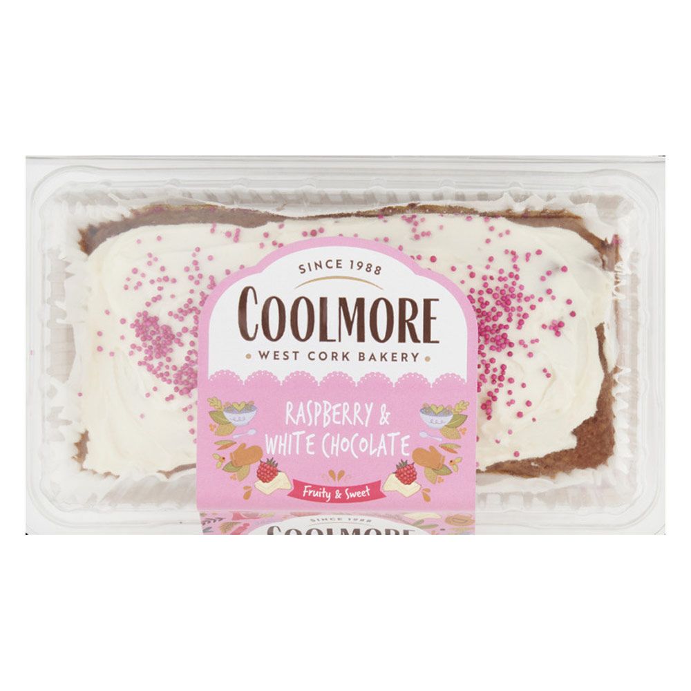 Coolmore Raspberry & White Chocolate Cake 380g ( Ireland )