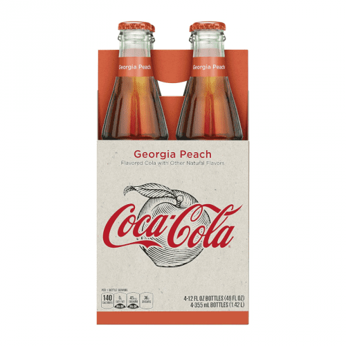 Coca Cola Georgia Peach 12fl.oz (355ml) Glass Bottle ( US )