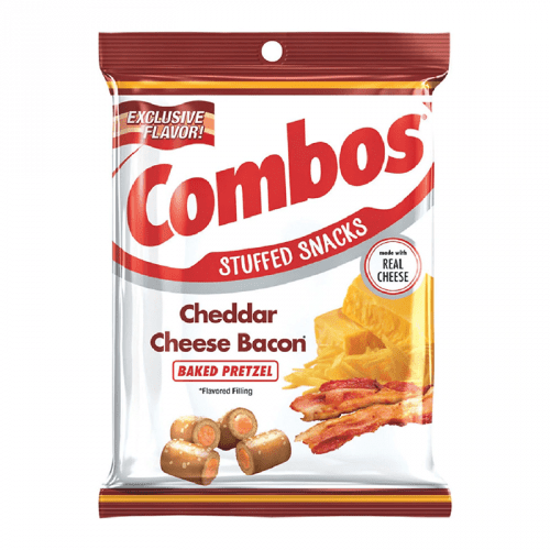Combos Cheddar Cheese Bacon Baked Pretzel 6.3oz (178.6g) ( US )