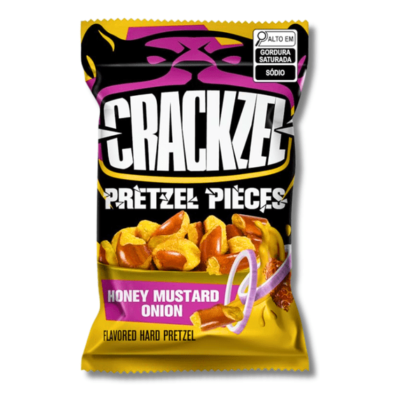 Crackzels Pretzel Pieces Honey Mustard 85g ( UK )