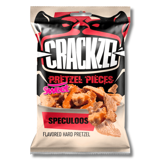 Crackzels Pretzel Pieces Speculoos 85g ( UK )