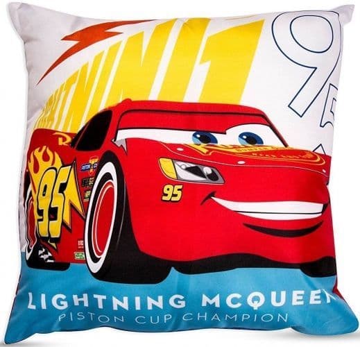 Disney Cars Lightning "Reversible" Character Plush Cushion