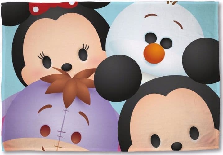 Disney Tsum Tsum "Huddle" Character Fleece Blanket Snuggle Throw