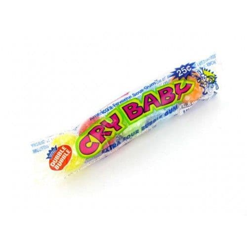 Dubble Bubble Cry Baby Sour Gum 4 Ball Tube (US)
