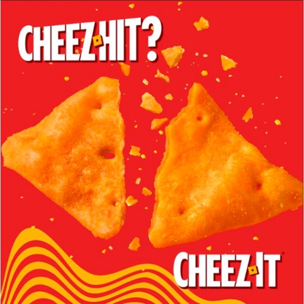 Cheez-It Double Cheese Thin & Crispy Baked Snacks 65g ( UK )  BB Dated 22nd December 2025