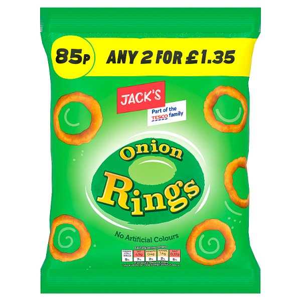 Jack's Onion Rings 60g ( UK )