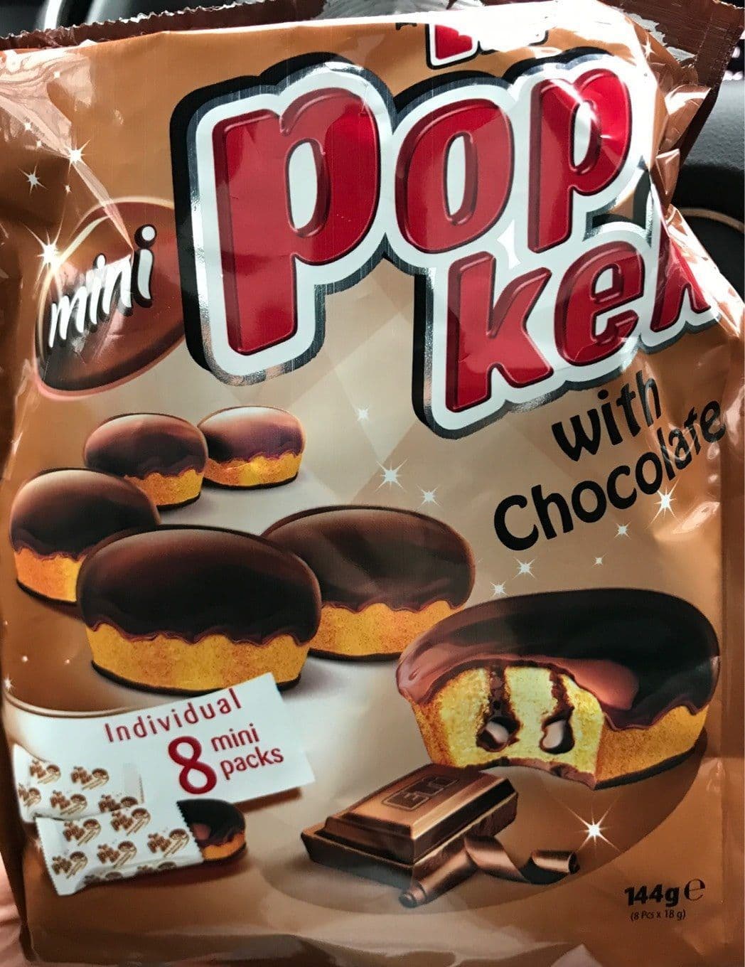 Eti Pop Kek with Chocolate 8 mini pack 144g (Turkey)