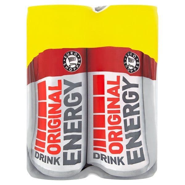 Euro Shopper Original Energy Drink 4 x 250ml (UK)
