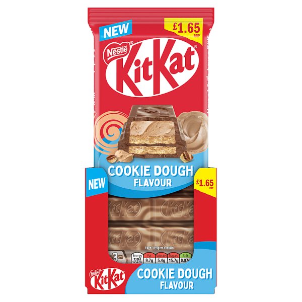 KitKat® Cookie Dough Flavour Chocolate Sharing Bar 99g PMP £1.65 ( UK )