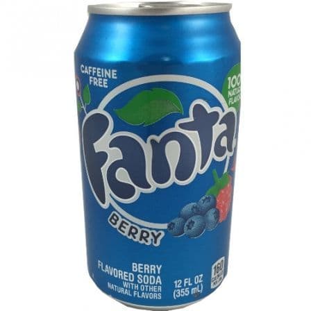 Fanta Berry Blue 355ml can ( US )
