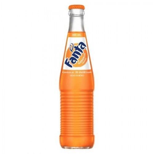 Fanta Orange Soda 355ml Glass Bottle (Mexican )