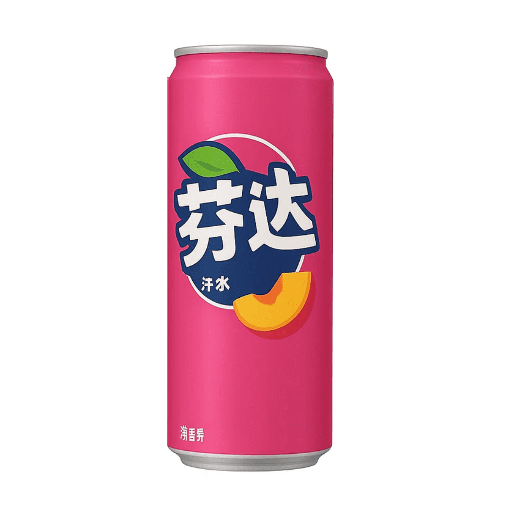Fanta White Peach 330ml Slim Can ( China )