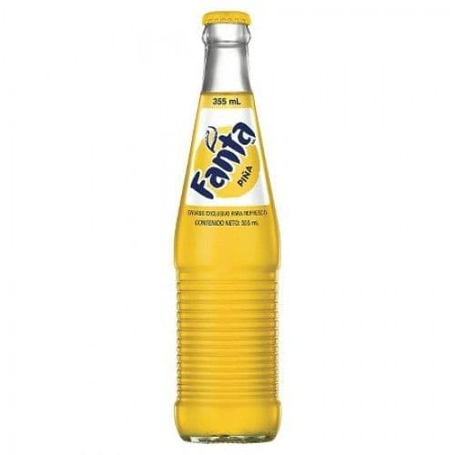 Fanta Pineapple Soda 355ml Glass Bottle (Mexican )