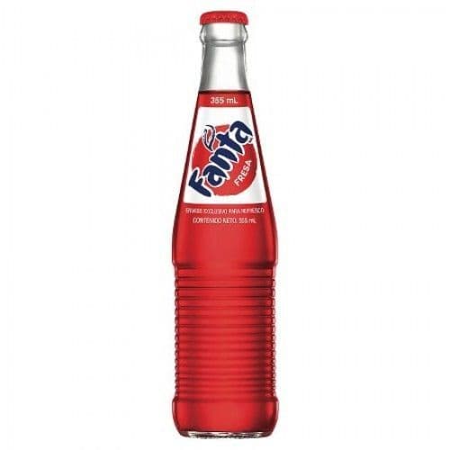 Fanta Strawberry Soda 355ml Glass Bottle (Mexican )