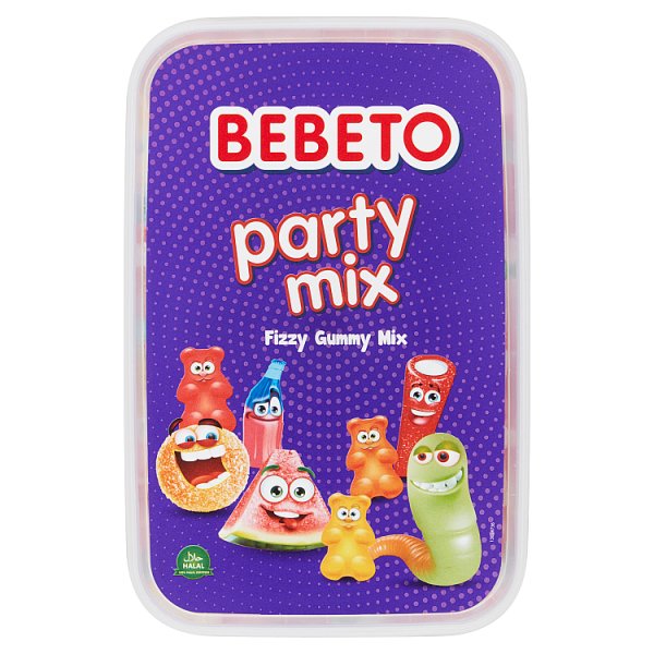 Bebeto Party Mix Fizzy Gummy Mix 400g  ( UK )