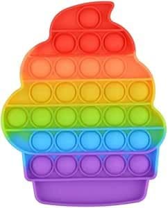 Fidget Push Pop It Rainbow Ice Cream