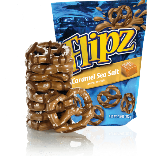Flipz Caramel sea Salt Covered Pretzel  (141g) (US)