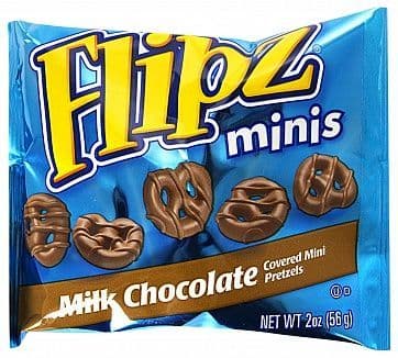 Flipz Milk Chocolate Pretzel Minis 56g (US)