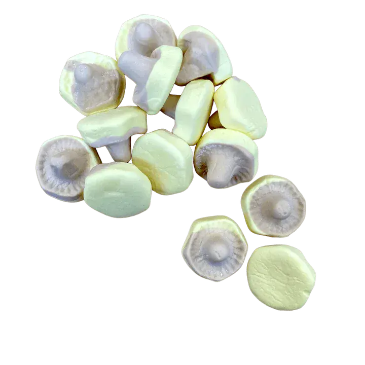 Franssons Banana & Caramel Foam Mushrooms   ( Sweden )