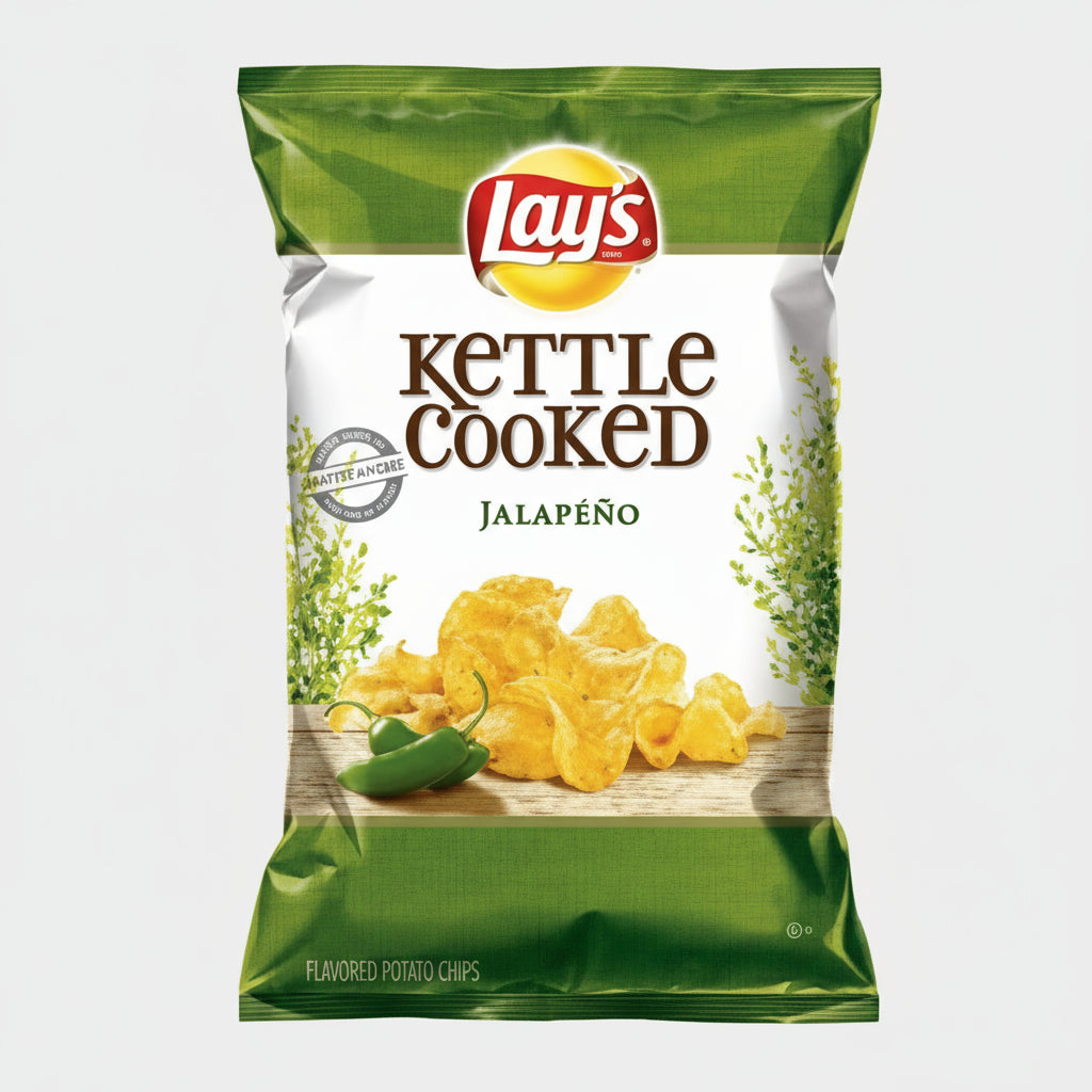 Frito lay's kettles cooked jalapeno 60g ( US )