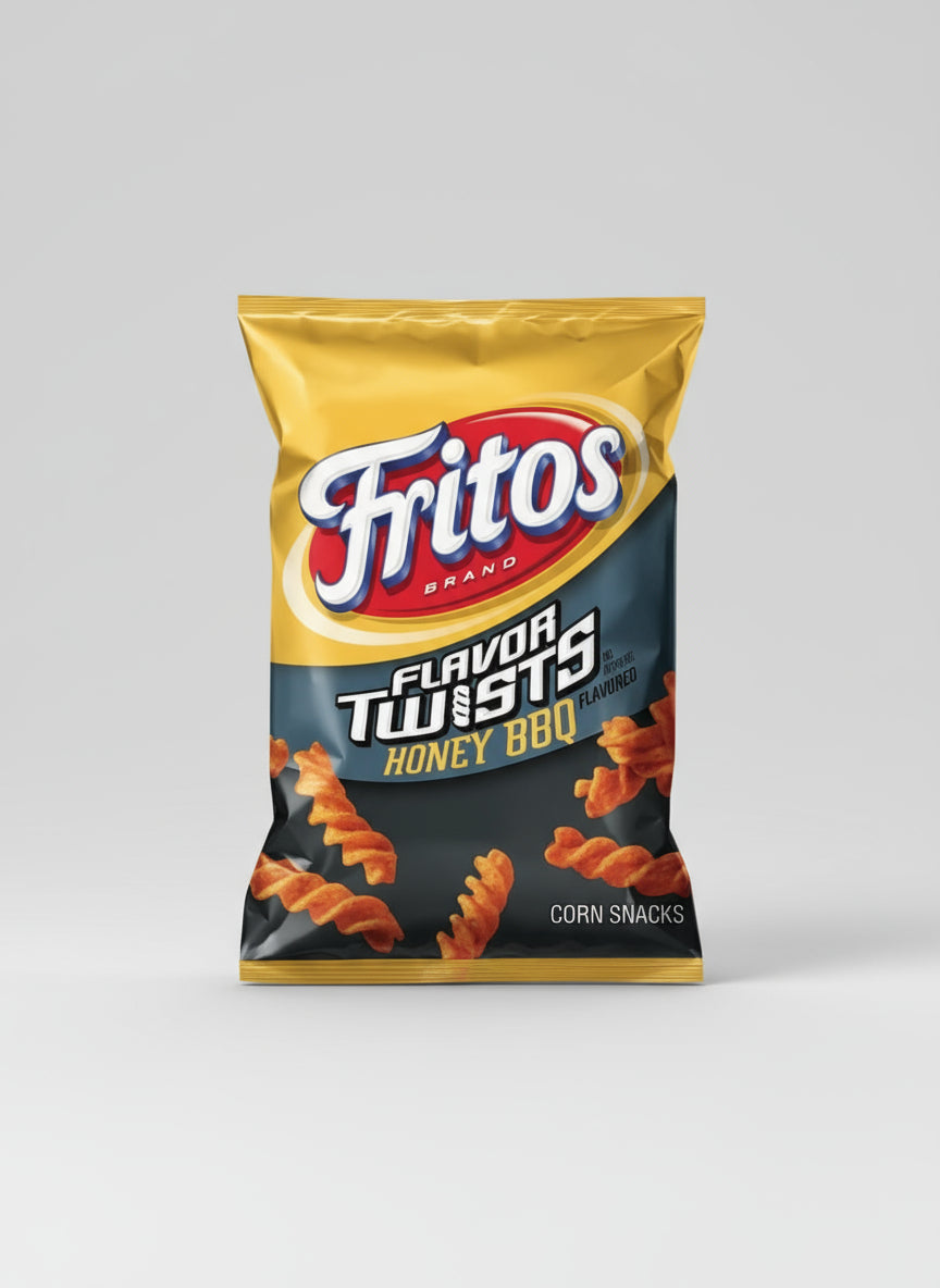 Fritos Flavor Twists Honey BBQ  128g  ( US )