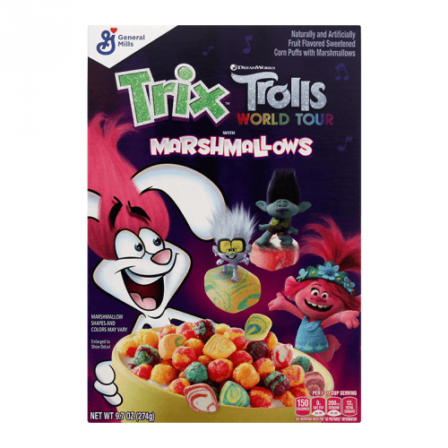 General Mills Trix Trolls with Marshmallows 9.7oz (274g) ( US )