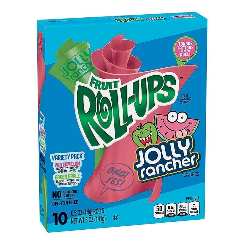 Generall Mills Fruit Roll-ups Jolly Rancher 5oz (141g) ( US )