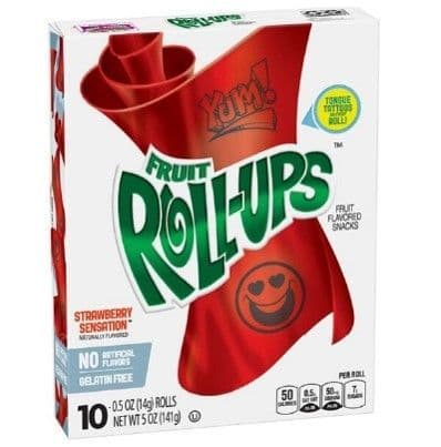 Generall Mills Roll-ups Strawberry Sensation 5oz (141g) ( US )
