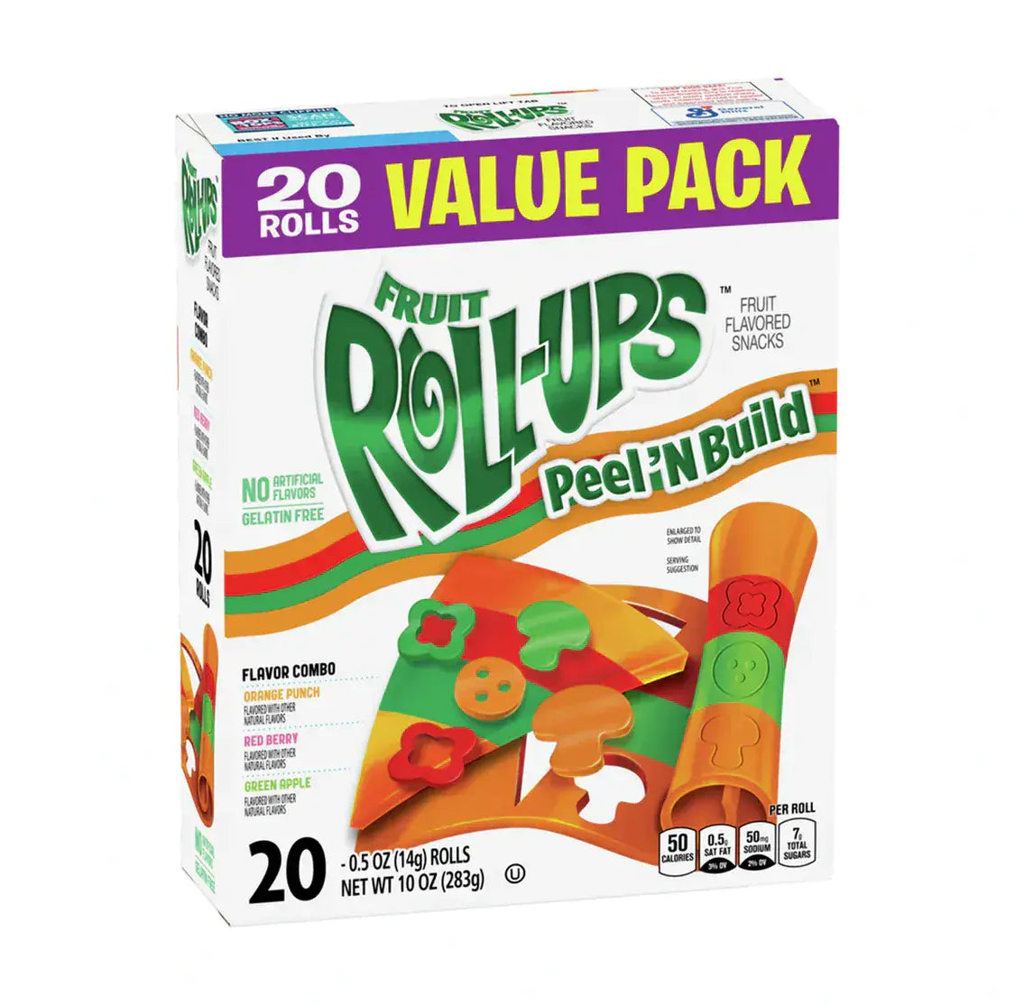 Genral Mills Fruit Roll-Ups Pizza Peel N Build 283g ( US )