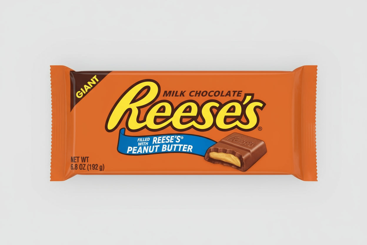 Giant Reese's Milk Chocolate Peanut Butter Bar 192g ( US )