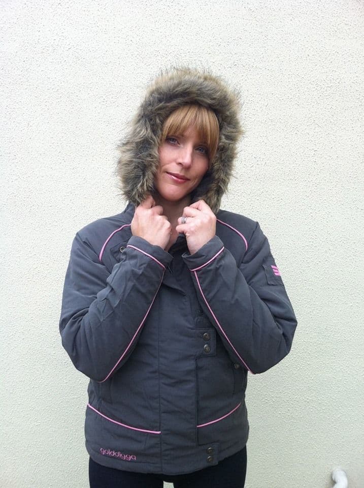 Golddigga  Charcoal Jacket  size 10