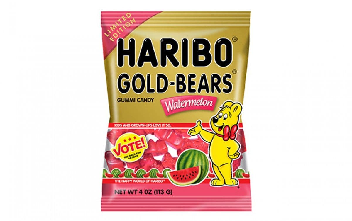 Haribo 100th Anniversary  Watermelon Gold Bears 4oz (113g) (US)