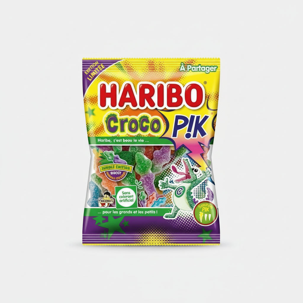 Haribo Croco Pik ( Sour )275g ( France )