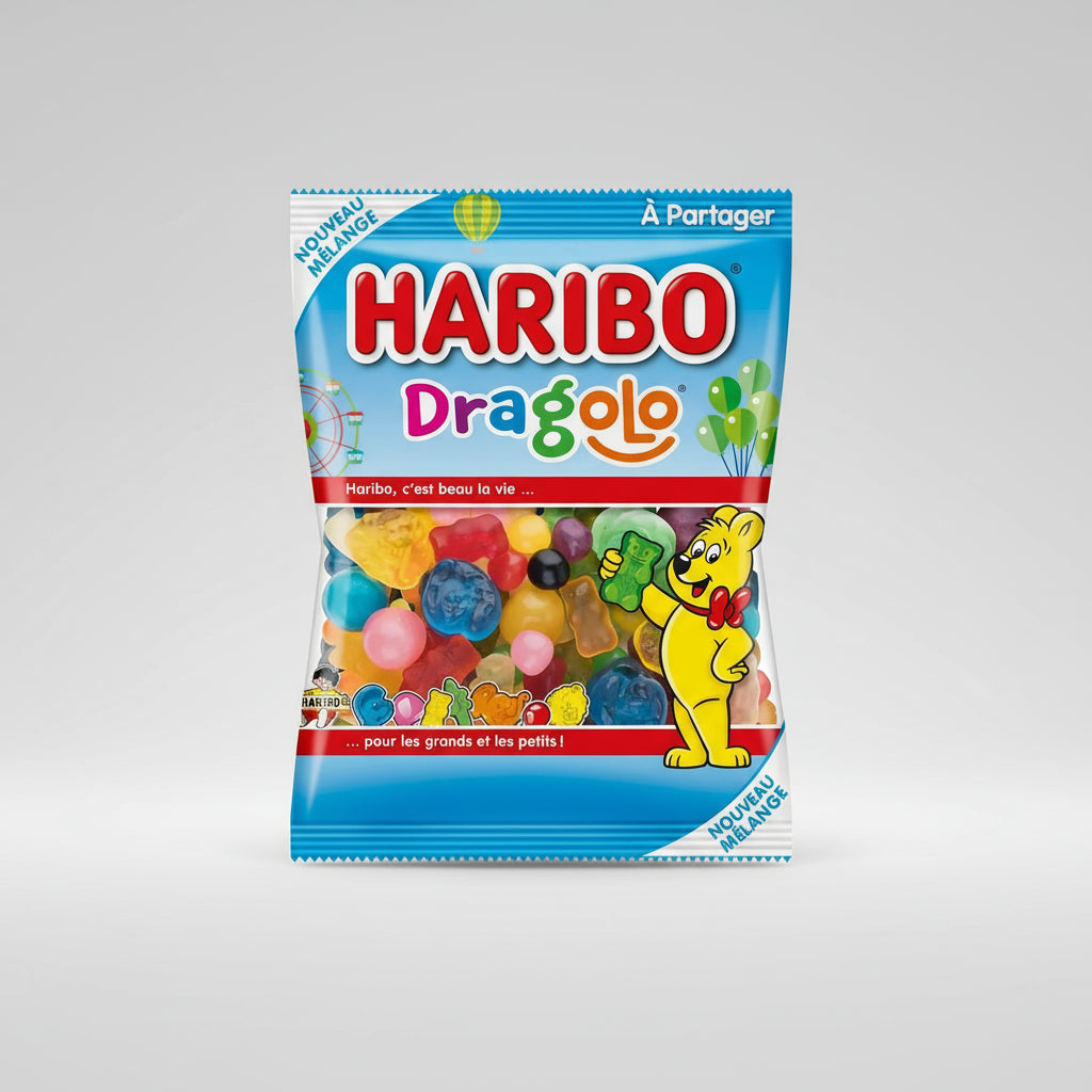 Haribo Dragolo Jelly Candy  300g ( France )