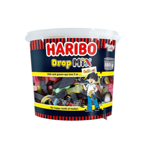 Haribo Drop Mix Tub 550g  ( Netherlands )
