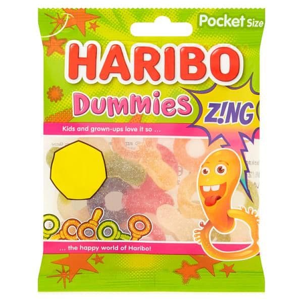 HARIBO Dummies Z!NG Bag 70g (UK)