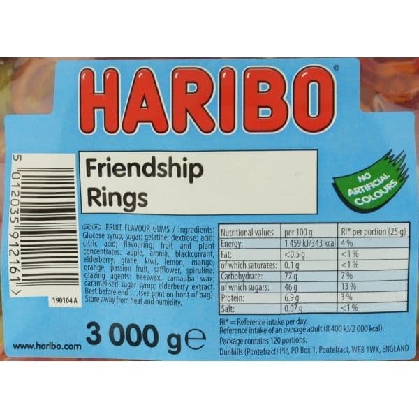 Haribo Friendship Rings (UK)