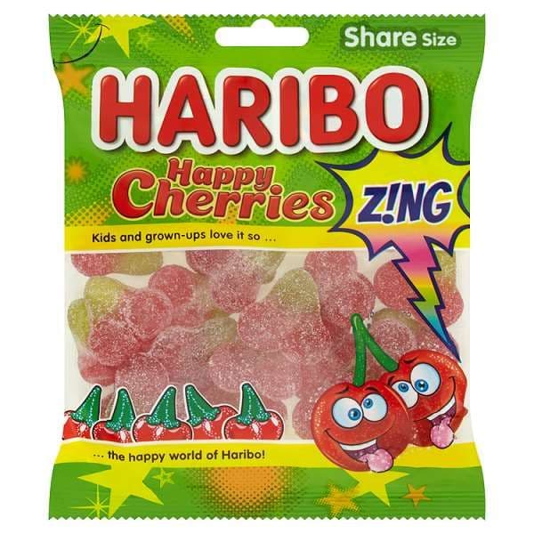 HARIBO Happy Cherries Z!ng Share Size Bag (UK)