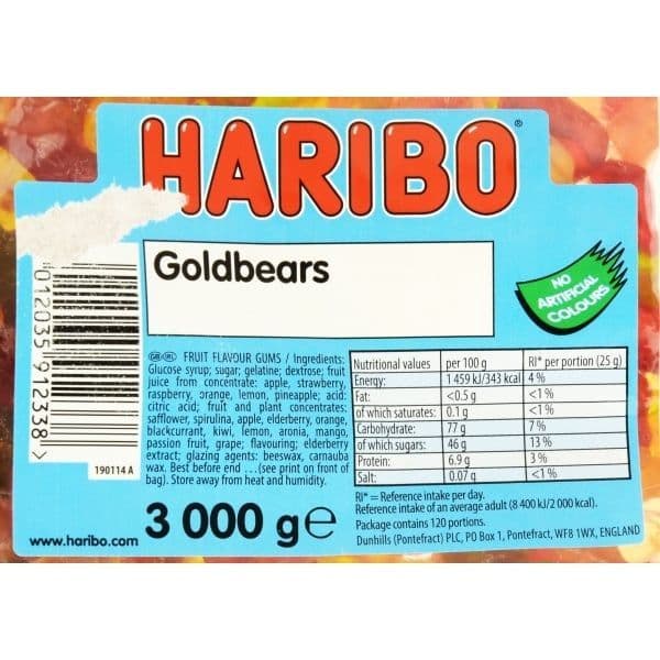Haribo Teddy Bears / Gold Bears  ( UK )