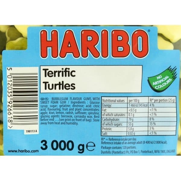 Haribo Terrific Turtles (UK)
