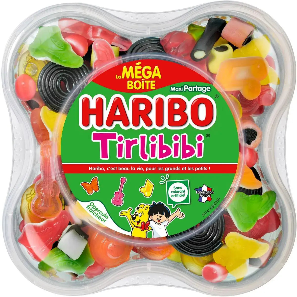 Haribo Tirlibibi Party  Size Gelled Candy Assortment  750g ( France )