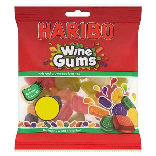 HARIBO Wine Gums Bag 180g (UK)
