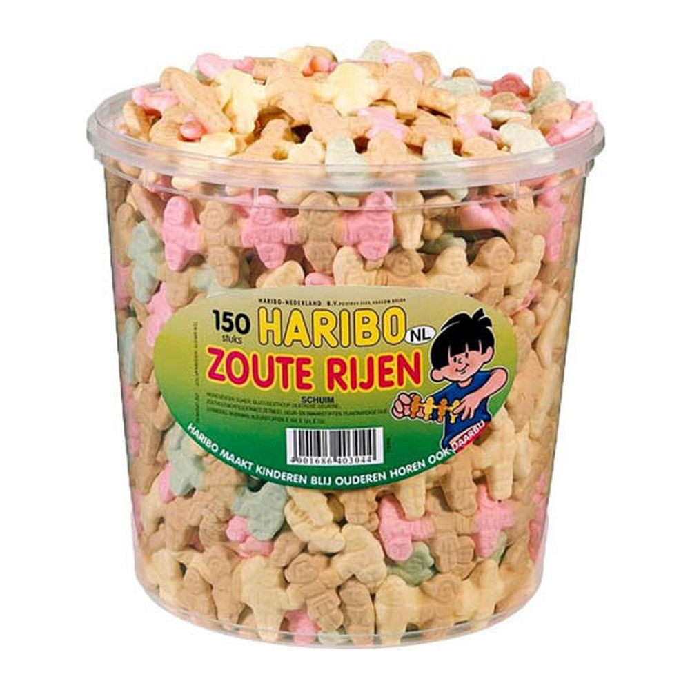 Haribo Zoute Rijen (Salty Rows) 100g ( Netherlands / Belguim )